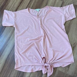 Studio Works, Belly Tie Cropped Tee